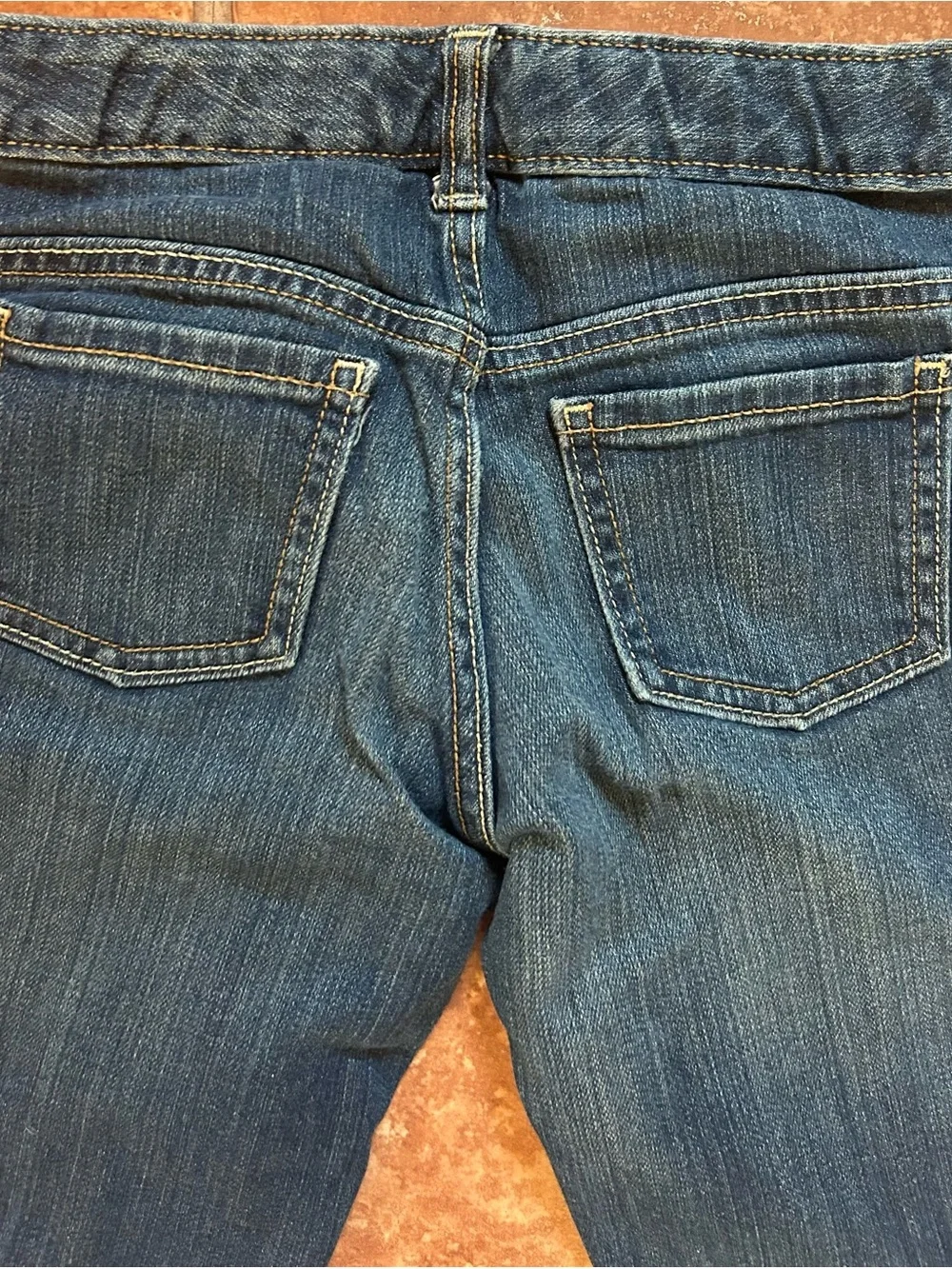Girls Old Navy Dark Blue Flare Jeans
